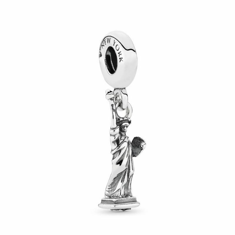 Pandora Statue of Liberty Dangle Charm Clearance NZ, Sterling Silver (459876-PYO)